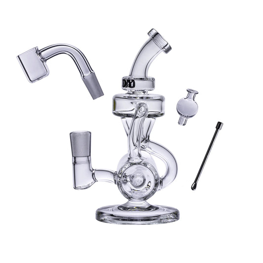 DRUMMER BOY MINI DAB RIG 4-PIECE KIT - GOODY GLASS