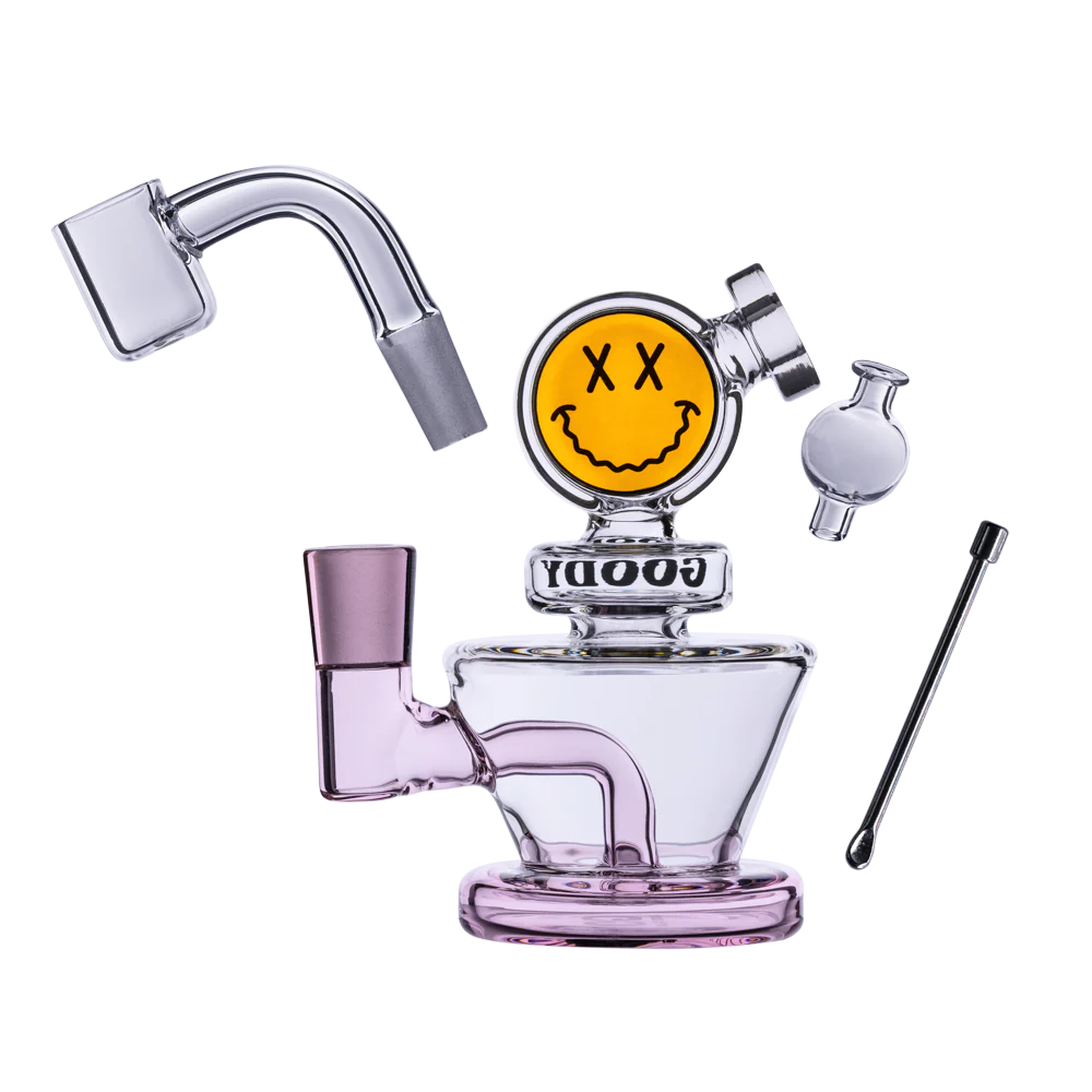 BIG FACE MINI DAB RIG (GOODY GLASS)