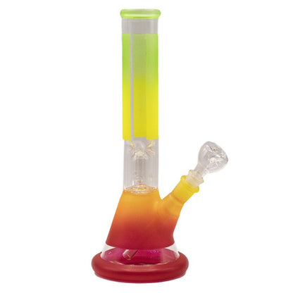 RASTA GLASS BONG WITH INTERCOOLER 30 CM | Ø 40MM