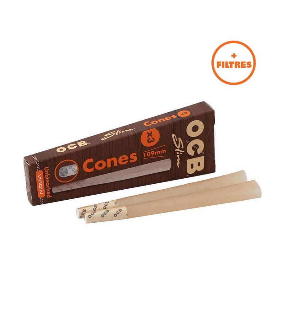 Cones OCB Marron x3 - Cali Shop