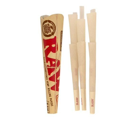 RAW 1/4 CONES ORGANIC (6 PER PACK)