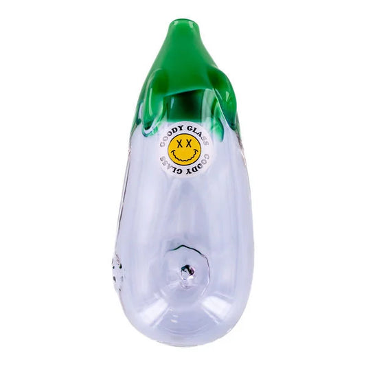 EGGPLANT HAND PIPE - GOODY GLASS